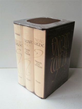 & Folio Society Oscar Wilde 3 Volume Cased Set
