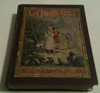 Grimm Fairy Tales - 1914 - Hard Cover - Rapunzel,  Hanzel Gretal,  Golden Goose