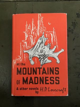 At The Mountains Of Madness & Others - H P Lovecraft (1964,  Arkham,  Hc,  Dj)