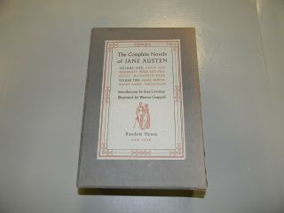 The Complete Novels Of Jane Austen.  2 Vols 12 Color Plates 1950 [boxed Set]