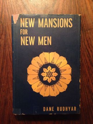 Mansions For Men By Dane Rudhyar Inscribed To Vahdah Bickford Astrology