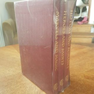 British Myths and Legends (Folio Society Three - Volume Set) Richard Barber Publi 2