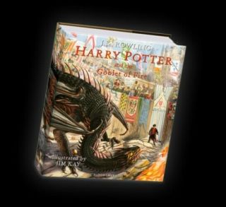 Signed Harry Potter And The Goblet Of Fire: Illustrated Edition -