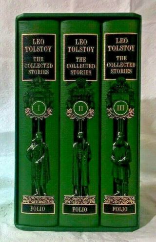 Leo Tolstoy The Collected Stories Folio Society 3 - Volume Boxed Set 2007