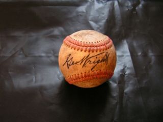George Wright Signed Autographed Certified Baseball Red Stockings Hall Of Fame