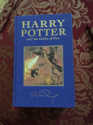 First Edition/print Deluxe Harry Potter And The Goblet Of Fire