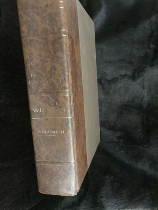 An American Dictionary Of The English Language Webster Vol 2 1828 Lim Ed 313/500
