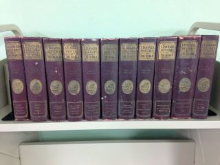 The Standard History Of The World Complete 10 Vol Set,  Supp.  1931 G Hb 190805