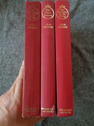 1961 1st Edition - The Lord Of The Rings - J R R Tolkien - Hobbit