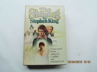 The Shining By Stephen King First Edition Bookclub Hardcover