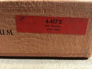 MISSALE ROMANUM 1964 Benziger Brothers,  Inc.  NIB 4 - 417 S Red Moroccan Leather 3