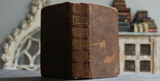 Rare Antique Old French Estate Book Spirit Of Saint Francis De Sales 1760 Scarce