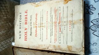 History Of The Holy Bible By Thomas Stackhouse 1760 Vol.  Ii