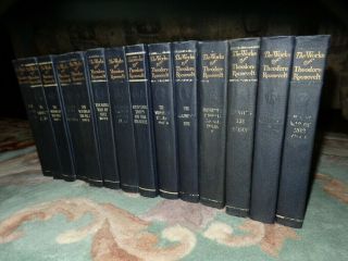 The Of Theodore Roosevelt 14 Volume Hardcover Set 1882,  Executive Edition