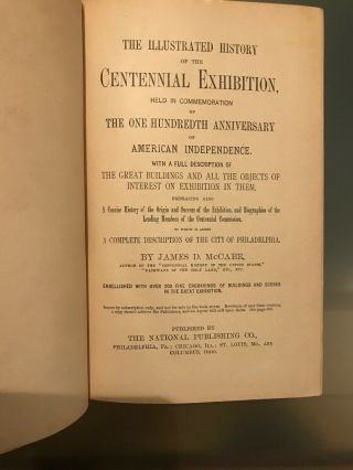 The Illustrated History of the Centennial Exhibition,  1876,  illustrated,  ornate 3