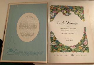 Little Women Book RARE by:Louisa May Alcott 1963 Edition Hardback GUC 2
