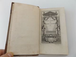 1778 Rare La Divina Commedia Di Dante Alighieri Vol 2 Only (of 2) Plates Italian