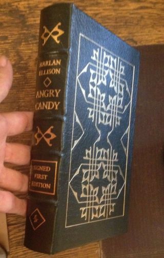 Angry Candy Harlan Ellison Signed First Leather Easton Press 1988 Rare