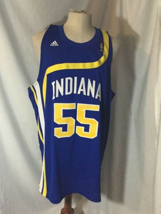 Hardwood Classics Jersey Indiana Pacers Roy Hibbert Mens 2xlarge Aba Blue Adidas