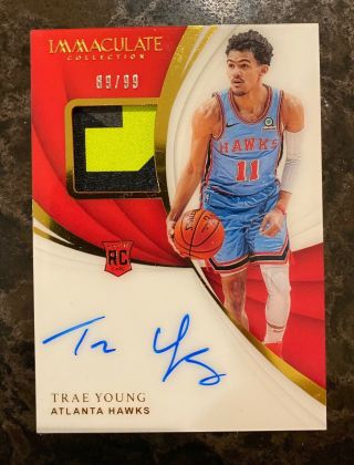 2018 - 19 Trae Young Rookie Patch Auto 69/99