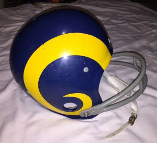 Vintage Nfl Los Angeles Rams St.  Louis Football Helmet Rawlings Hnfl - Large