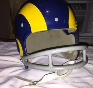 Vintage NFL Los Angeles Rams St.  Louis Football Helmet Rawlings HNFL - Large 2