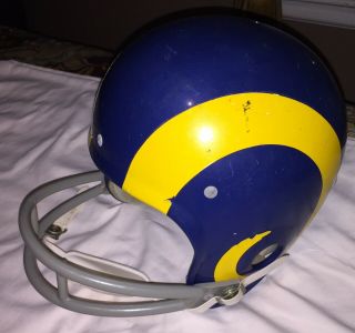 Vintage NFL Los Angeles Rams St.  Louis Football Helmet Rawlings HNFL - Large 3