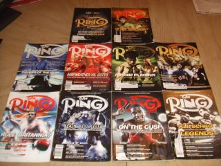 Set Of 10 2012 The Ring Boxing Magazines Klitschko Pacquiao Eddie Foy