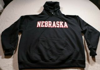 Vintage Nebraska Cornhuskers Hooded Sweatshirt Hoodie Champion Xl Huskers