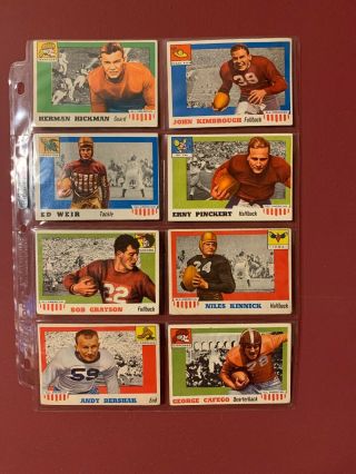 1955 Topps All American Football Set Complete