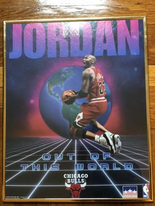 Nba Michael Jordan Chicago Out Of This World Poster