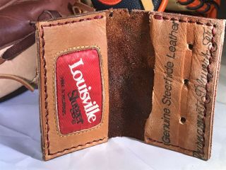Louisville Slugger Tps Baseball Glove Leather Wallet 1/1