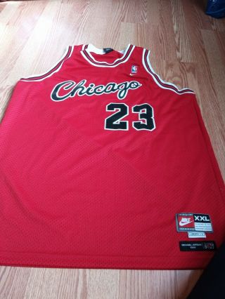 23 Michael Jordan Chicago Bulls Throwback Red Jersey Men 