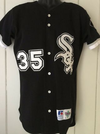 Frank Thomas Jersey Chicago White Sox Stitched Russell Size 36 Authentic Mid 90