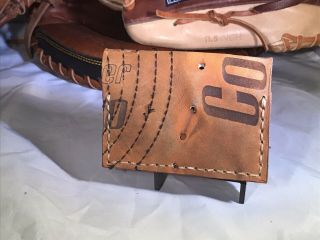 Vintage Cooper (w/logo) Goalie Hockey glove leather wallet 1/1 3