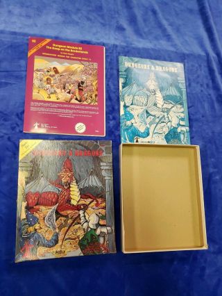 Dungeons And Dragons Basic Set 1001 Tsr 1978 Second Edition,  Box Wear B2 2001
