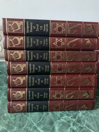The Treasury Of David 7 Volume Psalms Complete Set Bible Commentary Spurgeon’s