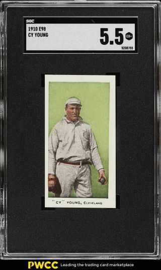 1910 E98 Set Of 30 Green Cy Young Sgc 5.  5 Ex,  (pwcc)