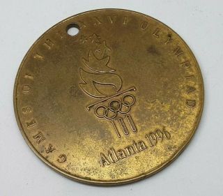 1996 Summer Olympics Atlanta Participation Medal Collectible
