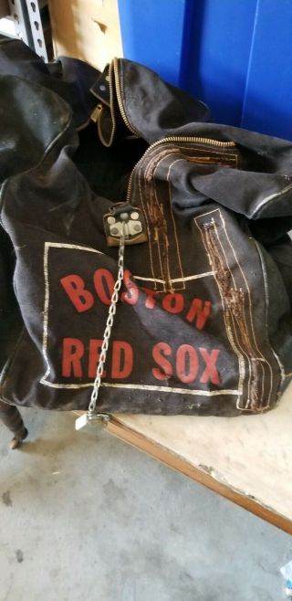 1960 ' S Boston RED SOX LARGE DUFFEL LUGGAGE GEAR BAG 2