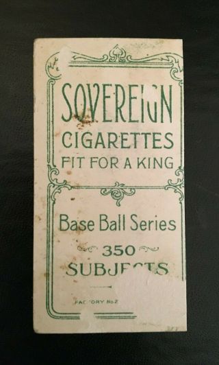 T206 1909 Sovereign 350 Subj,  Ty Cobb,  HOF Detroit Tigers 