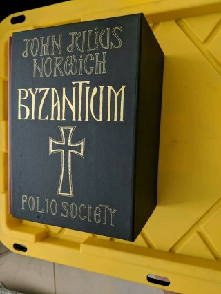 John Julius Norwich Byzantium 3 Volume Folio Society Boxed Set