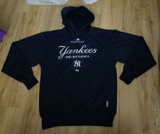 York Yankees Majestic Therma Base 2007 Playoffs Sweatshirt Men 
