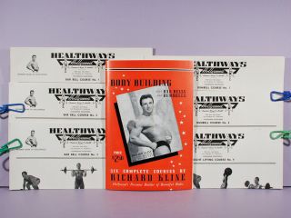 Healthways Hollywood Richard Kline Body Building Book With All 6 Course Pages