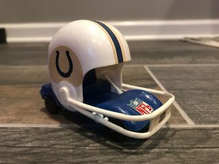 Baltimore Colts Indianapolis Nfl Football Helmet Buggy Car Cart Opi Toy