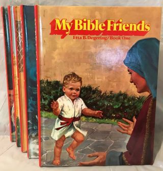My Bible Friends: 1 - 5; 5 Vol.  Set; Etta Degering; Vintage 1977
