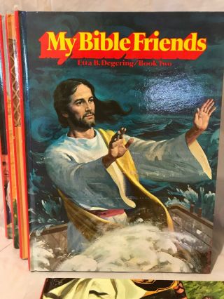 MY BIBLE FRIENDS: 1 - 5; 5 Vol.  Set; Etta Degering; vintage 1977 2