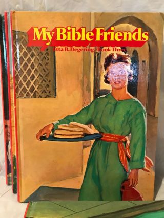 MY BIBLE FRIENDS: 1 - 5; 5 Vol.  Set; Etta Degering; vintage 1977 3