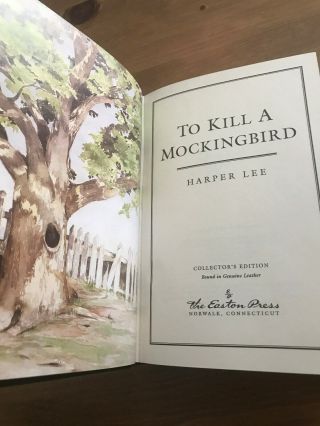 To Kill A Mockingbird Harper Lee Easton Press Great Books Of The 20th Century