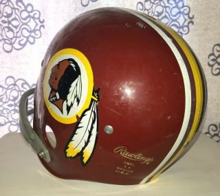 Vintage Rawlings Washington Redskins Football Helmet 70’s Medium HNFL USA 3